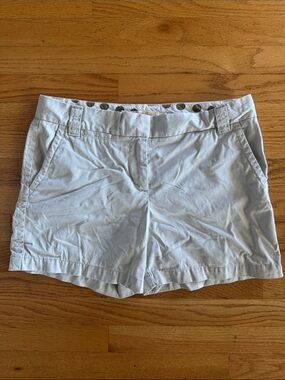 J. Crew 100% Cotton Casual Women's Shorts Broken-in Chino Classic Twill City Fit